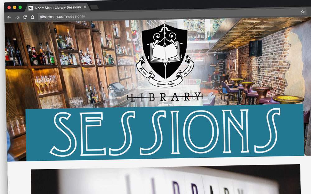 Library Sessions website
