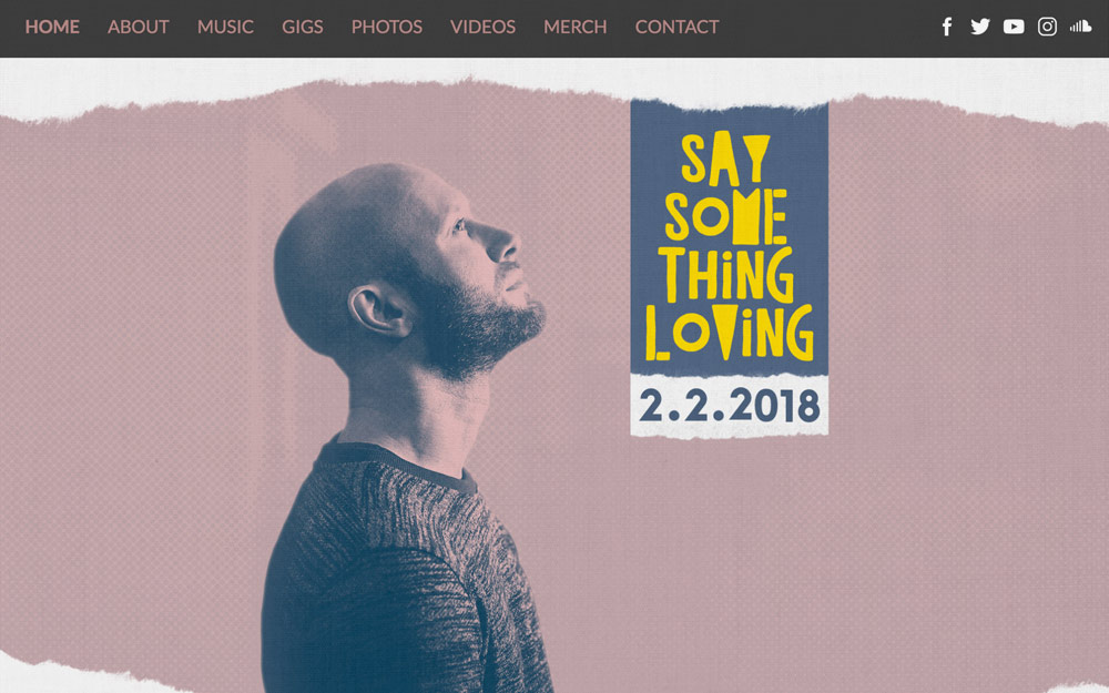 Albert Man homepage April 2018