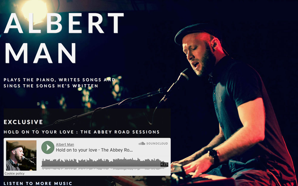 Albert Man homepage March 2014