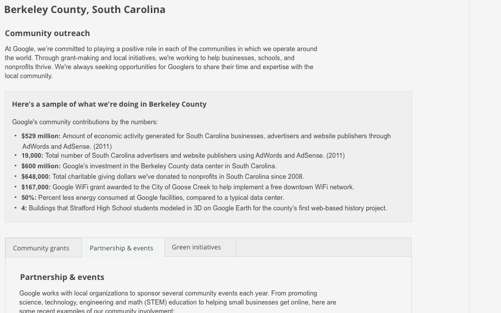 Data Center wireframe