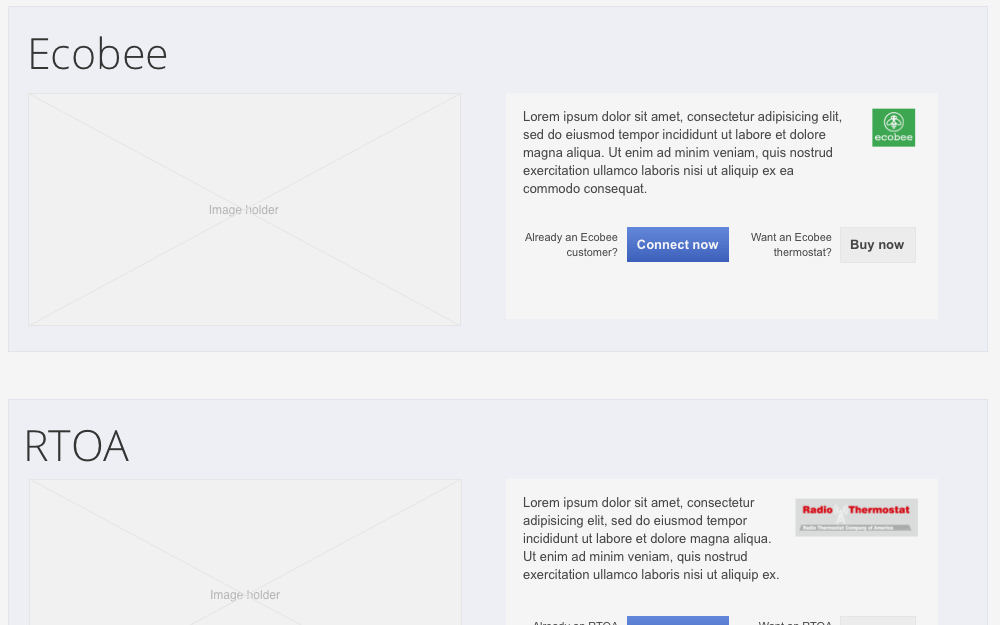 Energy Sense wireframe